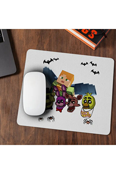 OEM Mousepad Fnaf Minecraft Five Nights at Freddy Horror Halloween