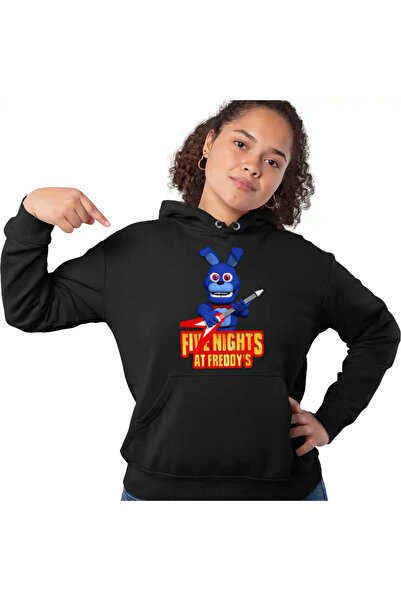 OEM Hoodie Women Fnaf Bonnie Five Nights at Freddy Horror Halloween