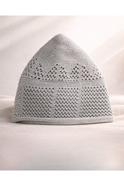 SUFİ TESBİH & ESANS VE HEDİYELİK طاقية صلاة محبوكة يدويًا قابلة للتنفس – طاقي...