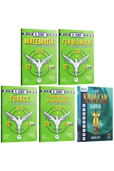 AV YAYINLARI 8.Sınıf LGS AvYayınları Matematik Fen Türkçe İnkılap Branş ve Kr...