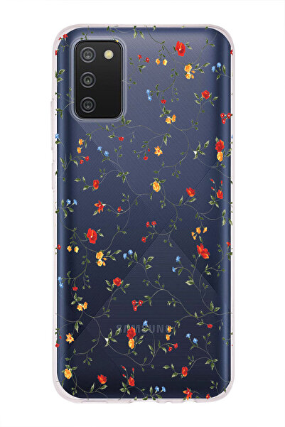 moonset Samsung Galaxy A02S Uyumlu Baskılı Yumuşak Silikon Şeffaf Telefon Kılıfı