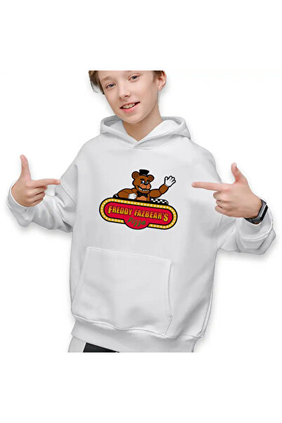 OEM Hanorac Copii Baieti Fnaf Freddy Fazbears Pizza Five Nights at Freddy Hor...