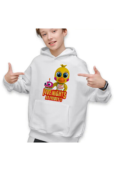 OEM Hanorac Copii Baieti Fnaf Chica Five Nights at Freddy Horror Halloween