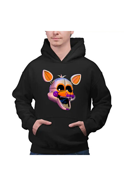 OEM Men's Hoodie Fnaf Funtime Foxy Five Nights at Freddy Horror Halloween