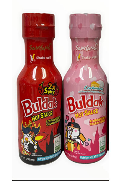 SAMYANG Set of 2 Buldak Korean Sauces – The Complete Experience: Carbonara & ...
