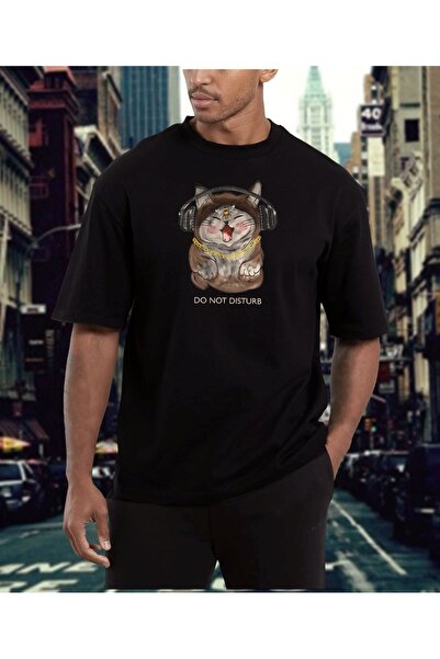 qubo sportswear & company Unisex Oversize Printed Cotton Crew Neck Short Slee...