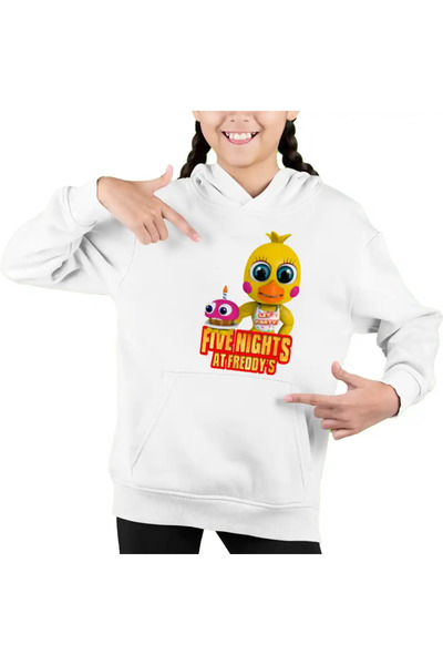 OEM Hanorac Copii Fete Fnaf Chica Five Nights at Freddy Horror Halloween