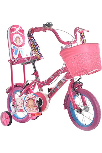 Generic دراجة بنات مقاس 12 بوصة مع مسند ظهر وسلة أمامية - BBC3264