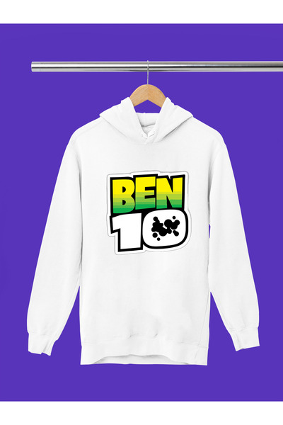 MAGORS Ben10 Printed 3-Yarn Quality Soft Texture Hooded Children's Sweatshirt