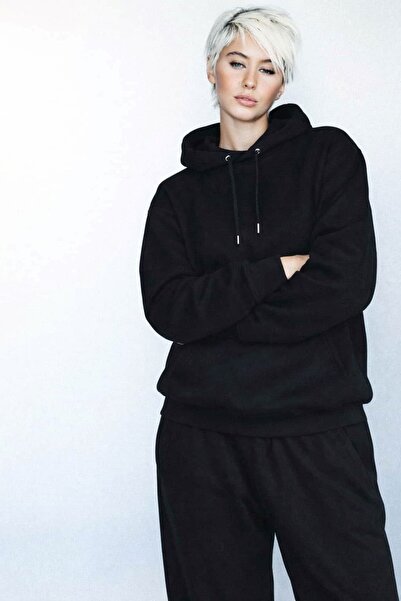 OHEPMODA Hanorac de damă cu glugă și fleece la interior