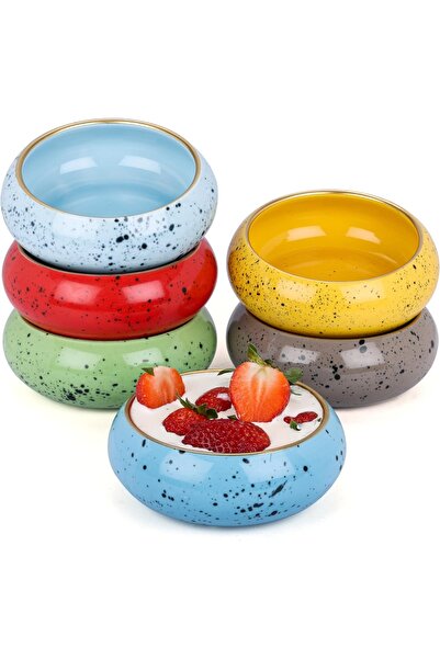 Belle Vous Set de 6 boluri ceramice, 300 ml, Bol pentru desert/paste/supă, 12...