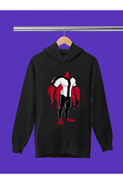 MAGORS Ben10 Printed 3-Yarn Quality Soft Texture Hooded Children's Sweatshirt