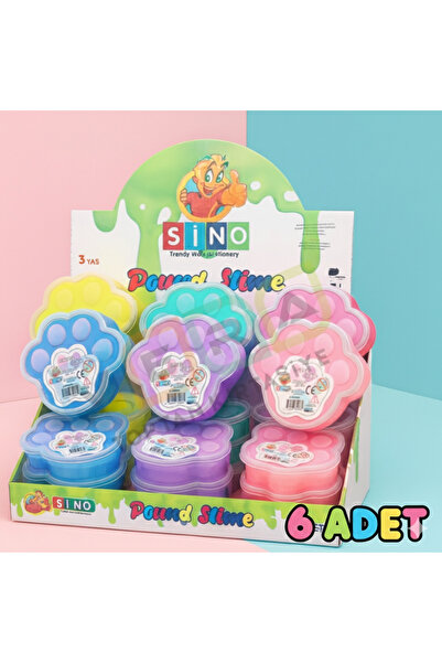 sfs elektrik SLİME 6 ADET PATİLİ KARIŞIK RENKLER
