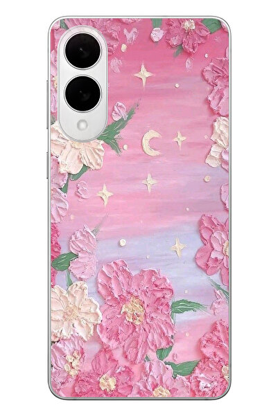 moonset Samsung Galaxy S25 EDGE Uyumlu Baskılı Yumuşak Silikon Şeffaf Telefon...