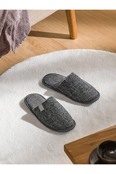 LC Waikiki Sparkling Choices Embroidered Men's House Slippers from Shining Store