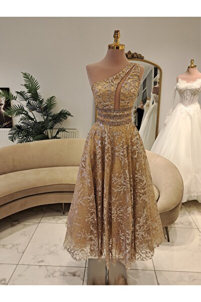 Mergen FULL DESEN MİDİ ELBİSE