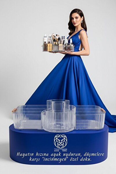 Transformacion Organizator de lux Moblen pentru machiaj și cosmetice, cu comp...