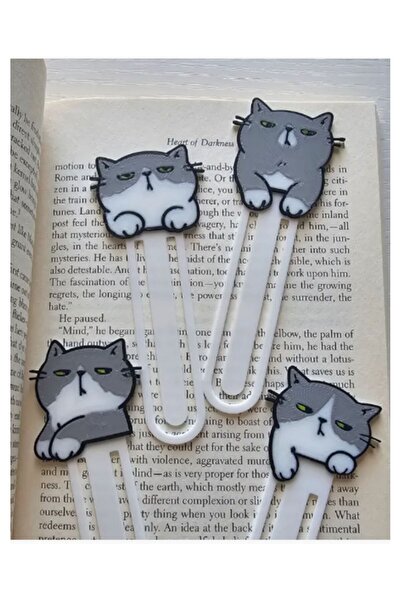 nana art مجموعة من 4 إشارات مرجعية للقطط الكسولة - قراءة أنيقة وممتعة مع القطط