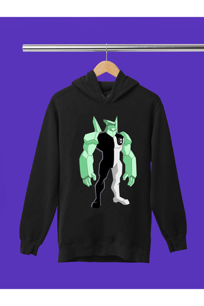 MAGORS Ben10 Printed 3-Yarn Quality Soft Texture Hooded Children's Sweatshirt