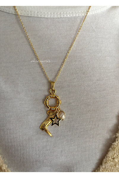 aksesuaris Charm Gold Women's Necklace