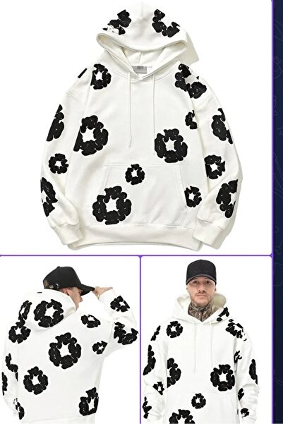 bellanova سويت شيرت أسود للجنسين قصة فضفاضة 3 Thread Shardonlu - جودة ممتازة ...