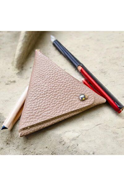 valentina victoria Genuine Leather Triangle-Shaped Coin Holder, Wired Headpho...