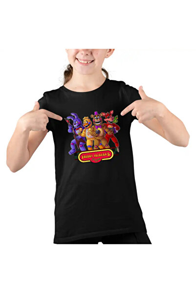 OEM Tricou Copii Fete Fnaf Party Five Nights at Freddy Horror Halloween