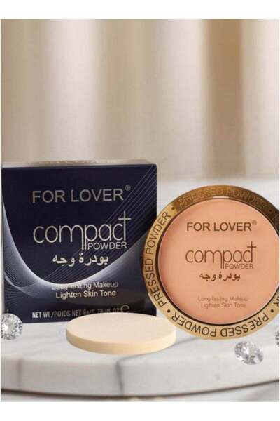 FOR LOVER بودرة مضغوطة تدوم طويلاً، مكياج يضيء لون البشرة