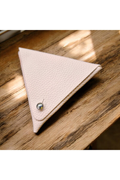 valentina victoria Genuine Leather Triangle-Shaped Coin Holder, Wired Headpho...