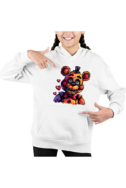 OEM Hanorac Copii Fete Fnaf Valentines Day Dragobete Five Nights at Freddy Ho...