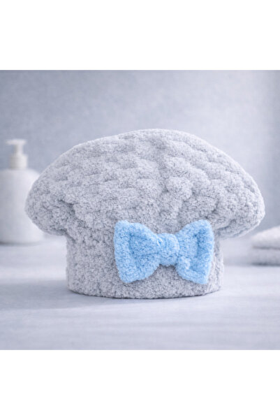 RUVA Mikrofiber Örgü Dokulu Saç Kurutma Bonesi – Yüksek Emicili, Kaymaz Havlu...