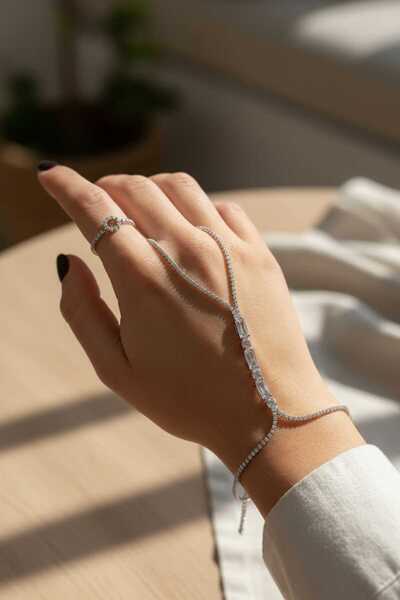 Aware Time Karamaz Steel Zircon Stone Shahmeran Bracelet