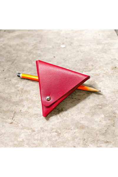 valentina victoria Genuine Leather Triangle-Shaped Coin Holder, Wired Headpho...