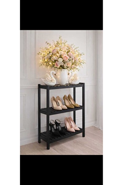 KOVANCI MARANGOZ DEDE DEKORATİF AHŞAP RAF ÇİÇEKLİK SAKSILIK AYAKKABILIK ÇOK A...