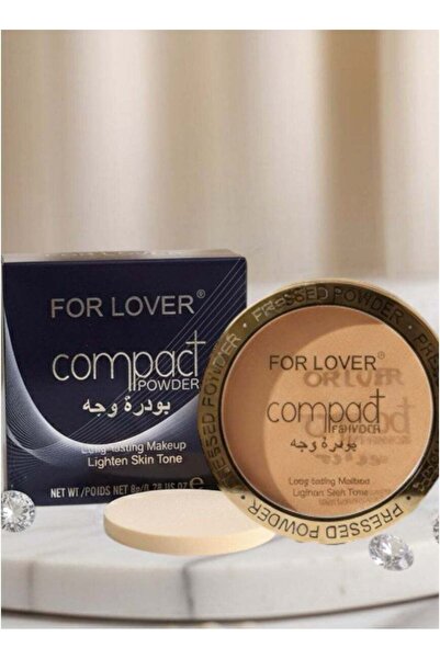 FOR LOVER بودرة الأساس المضغوطة فوريفر، مكياج يدوم طويلاً، يضيء لون البشرة