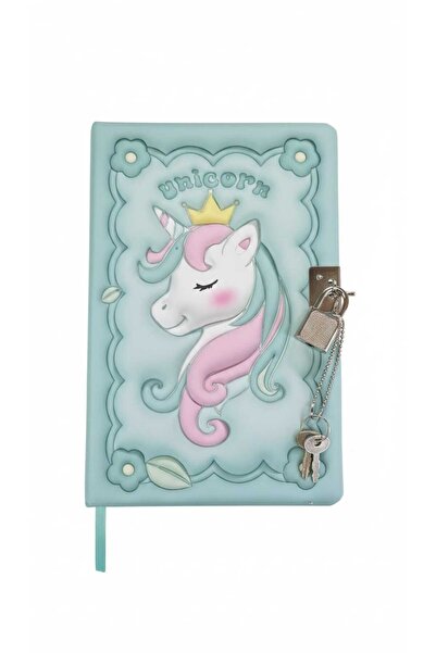 ALPA STORE Unicorn М'який рельєфний записник з замком Щоденник