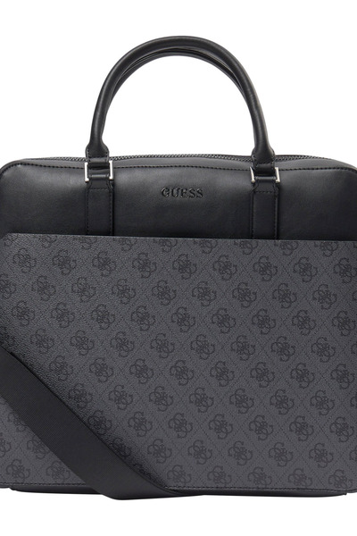 Guess , Vezzola, Πολυουρεθάνη, Υφασμάτινη Τσάντα, Υπολογιστής, Μαύρο, 35 x 29...