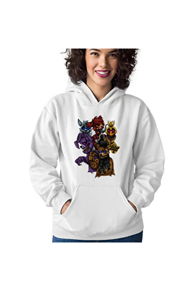 OEM Women's Hoodie Fnaf Horror Five Nights at Freddy Horror Halloween