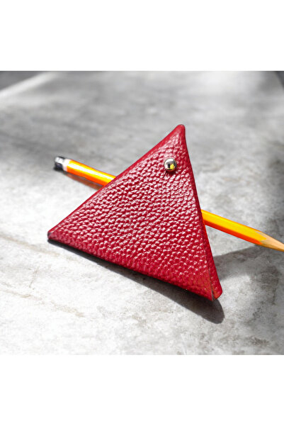 valentina victoria Genuine Leather Triangle-Shaped Coin Holder, Wired Headpho...