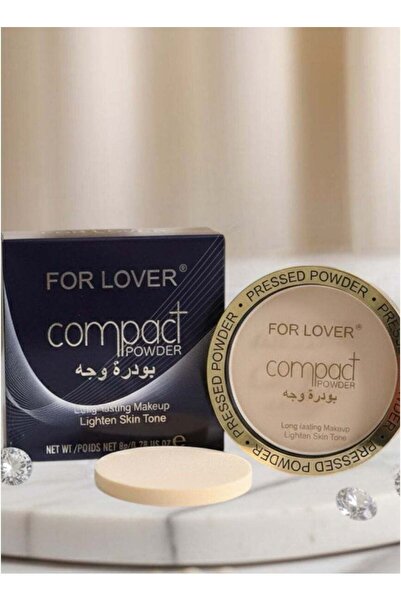 FOR LOVER بودرة الأساس المضغوطة فوريفر، مكياج يدوم طويلاً، يضيء لون البشرة