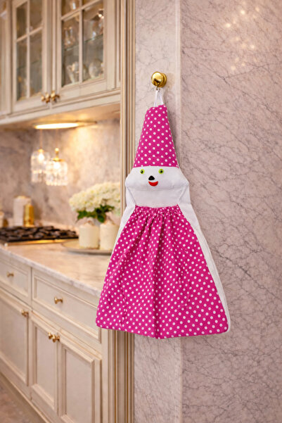 ALAS Kitchen Utensil Organizer Pink Bag Holder