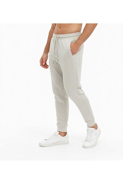 Plus Scorpion Men's Slim Fit Sweatpants – Cotton Fabric, Zipper Pockets, Ribb...