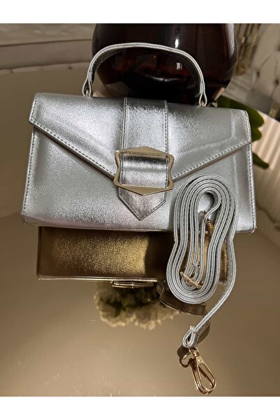 diclepolat Women's Buckle Faux Leather Hand and Shoulder Bag Marla