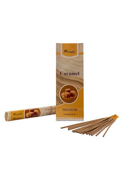 Srctech Karamel Aromalı Çubuk Tütsü Doğal Premium 20 çubuk tütsü