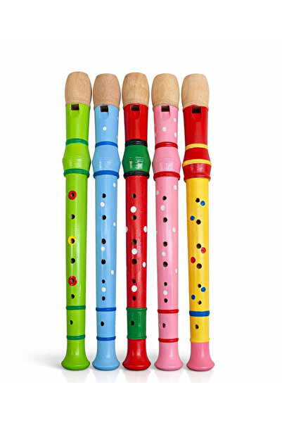 lowell home Wooden Colored Flute Large