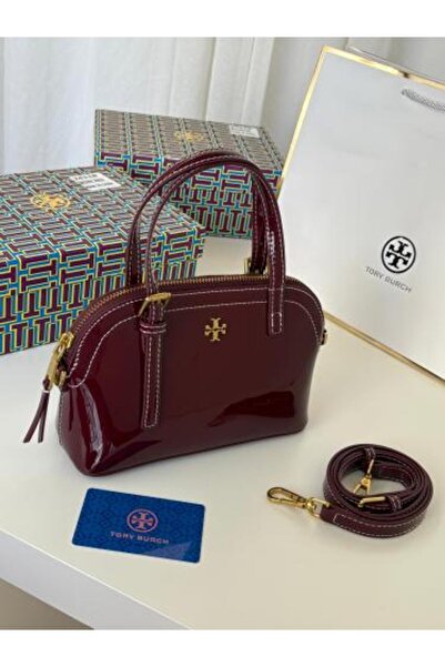 Tory Burch حقيبة بورجوندي