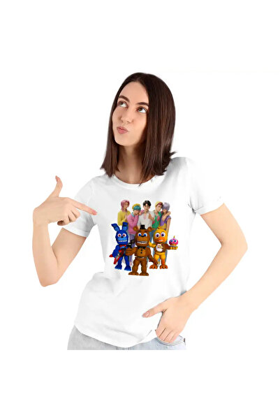 OEM T-shirt Women Fnaf Saja Boys Huntrix Five Nights at Freddy Horror Halloween