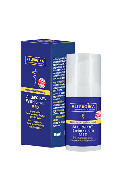 Allergika Anti-Redness & Anti-Flaking Eyelid Cream for Dry Skin - preservativ...