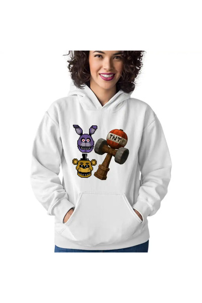 OEM Women's Hoodie Fnaf Kendama Minecraft Freddy Bonnie Five Nights at Freddy's