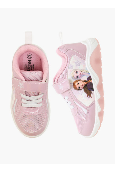 Disney أحذية رياضية مضيئة للبنات بطبعة فروزن